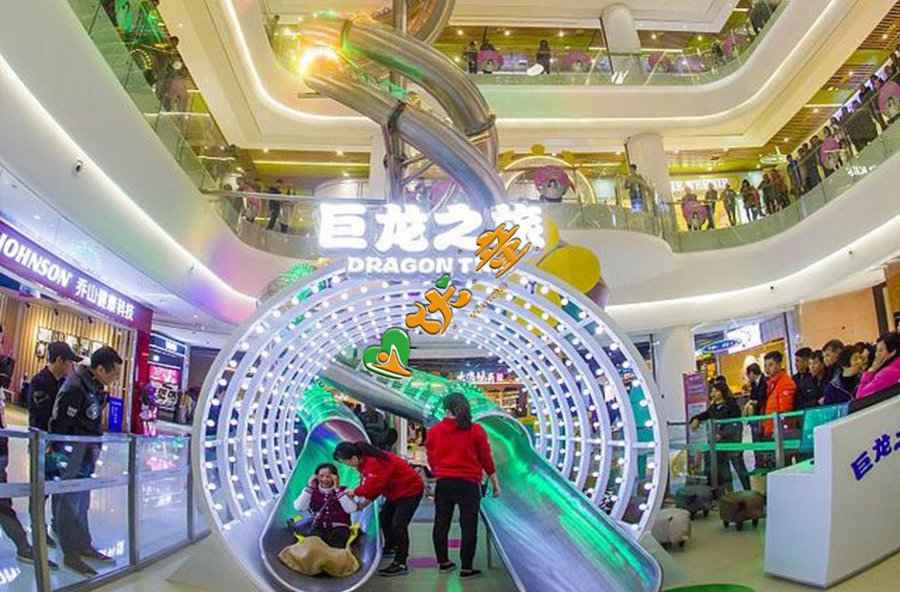 巨龙不锈钢滑梯
