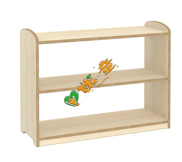 幼儿园家具桦木双层玩具柜 
