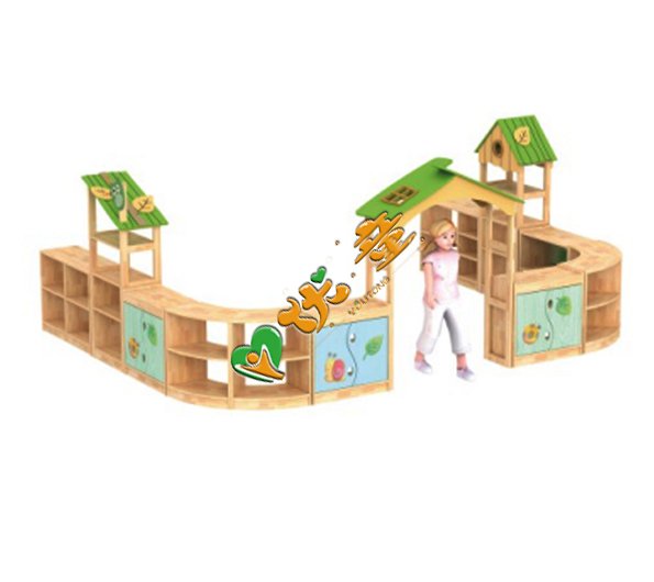 幼儿园家具橡木森林系列组合柜 
